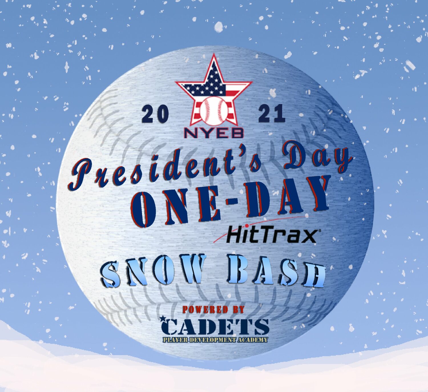 February 2021, 2021 NYEB Presidents Day OneDay HitTrax Snow Bash